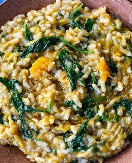 Butternut Squash Risotto ( Instant pot or stove-top)