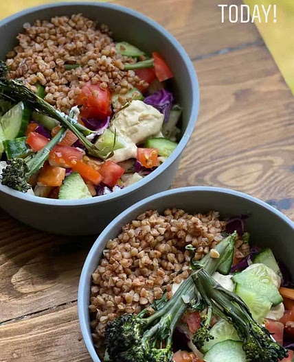 Summer salad with soy