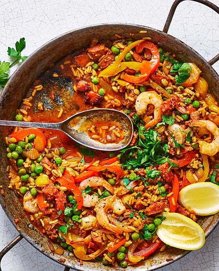 Chicken & Prawn risotto 