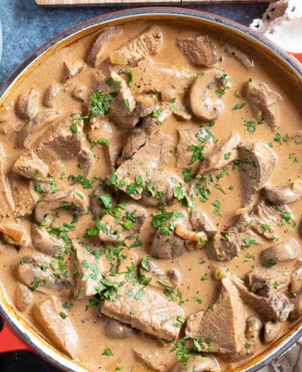 Beef Stroganoff