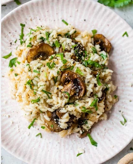 Mushroom risotto 