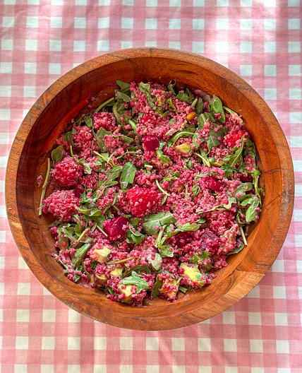 Berry & Arugula Quinoa Salad