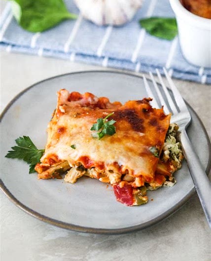 Chicken and bacon lasagne 