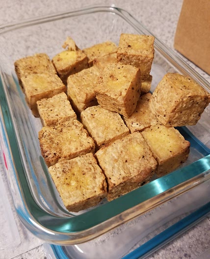 Air fryer tofu