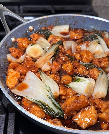 Bok choy + tofu
