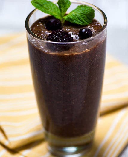 Simple Chocolate Keto Chia Seed Pudding