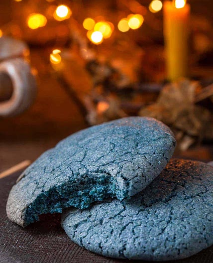 Baby Yoda Blue Matcha Sugar Cookies