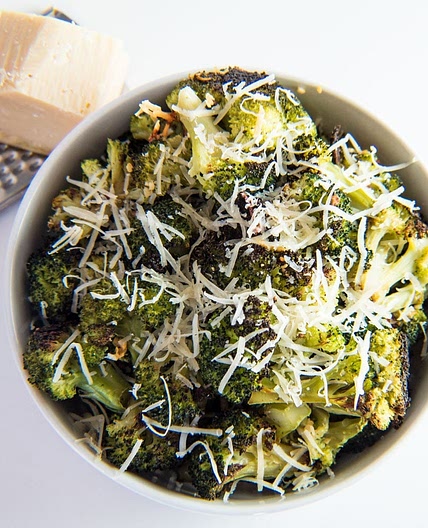 Roasted Broccoli with Garlic and Parmesan