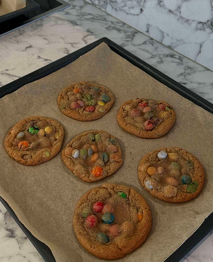 M&M cookies