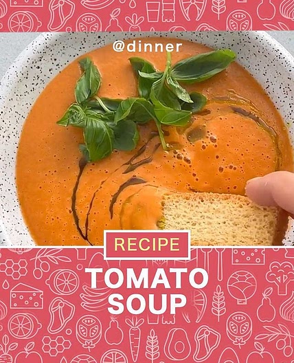 Try this! How to make roasted tomato soup without a pot! 🍅🍅 (via