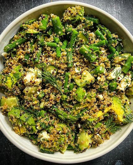 Spring Green Quinoa Bowl