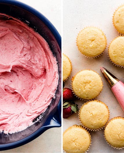 Strawberry Buttercream Frosting by Sally McKenney