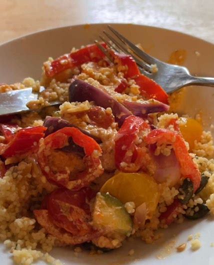 Mediterranean Feta Couscous 