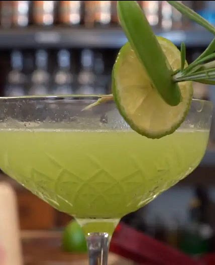Homemade Goblin Glow Martini Recipe