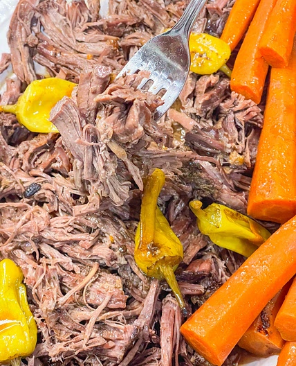 Crock Pot Mississippi Pot Roast