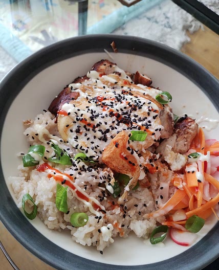 Japanese chicken and rice