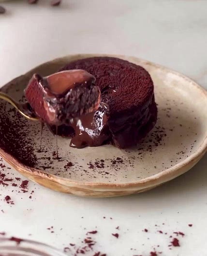 Chocolate lava cakes