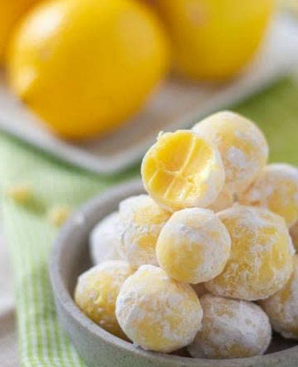 Lemon White Chocolate Truffles