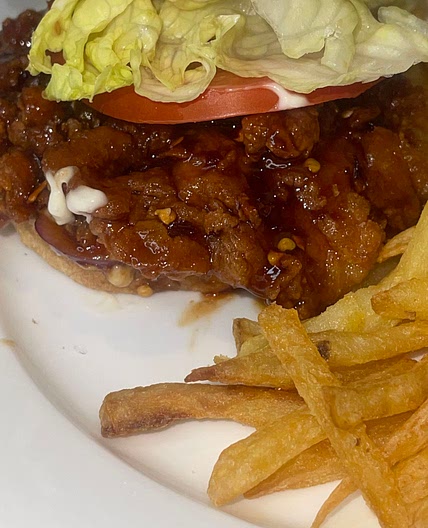 FireCracker Chicken Burger