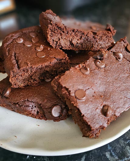 Chickpea brownies, vegan GF