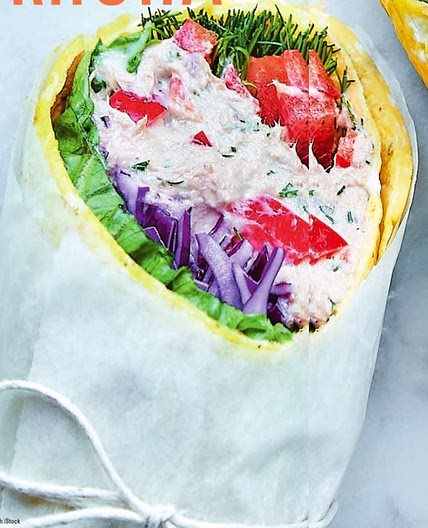 Äggwraps med tonfiskröra 