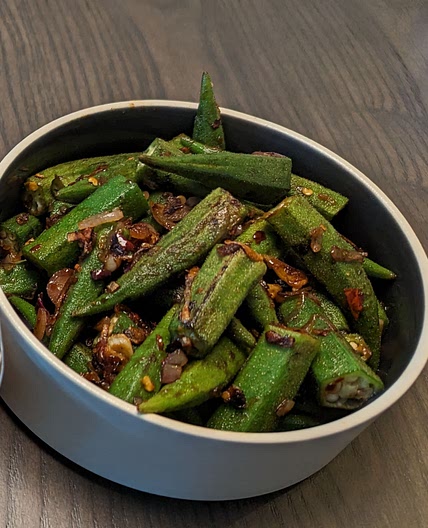 Mom's spicy okra