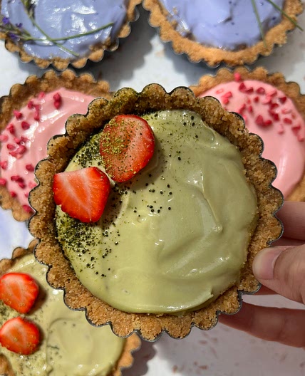 Mini Summer/spring No-bake Cheesecakes 