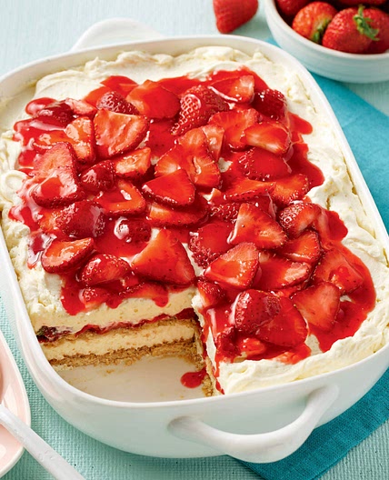 Lasagne aux fraises