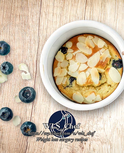WLS - Blueberry muffin mug cake (breakfast/snack)
