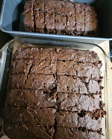 My chocolate zucchini bread