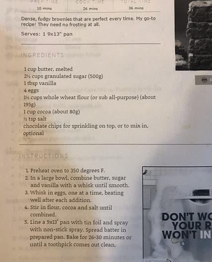 Kate's brownies