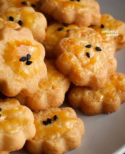 Salted Egg Yolk Cookies