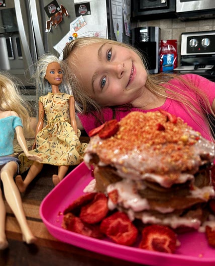 BARBIE PANCAKES