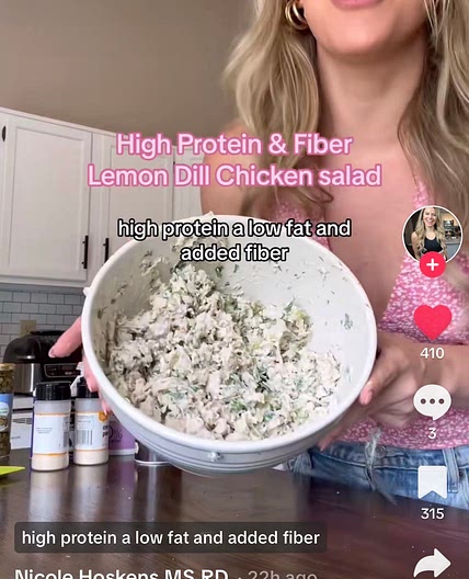 Lemon Dill Chicken Salad