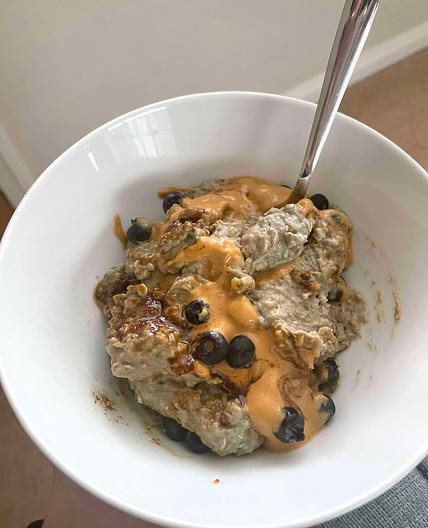 Vanilla protein porridge 