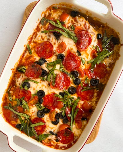 Chicken Pizza Bake