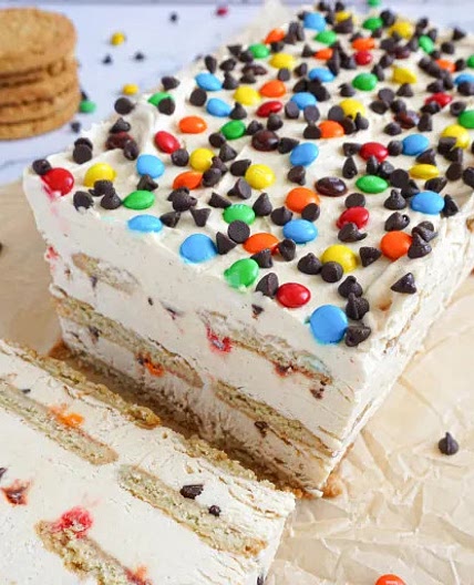 Monster Cookie Icebox Cake