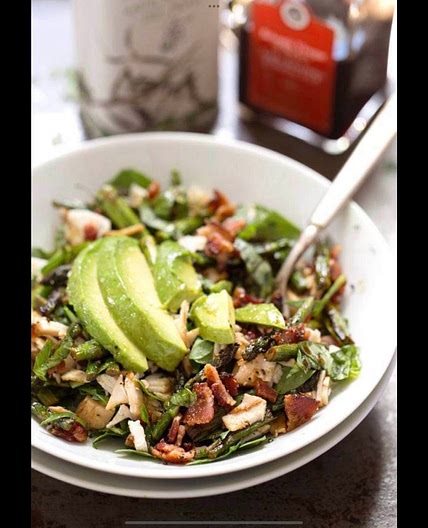 Spinach Asparagus Citrus Salad