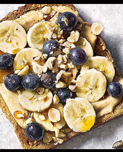 Blueberry Banana Toast