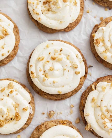 Carrot cake cookies 