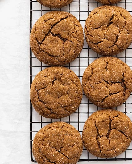 Chewy gingerbread cookies