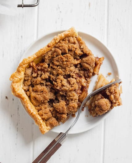 Dutch apple slab pie 