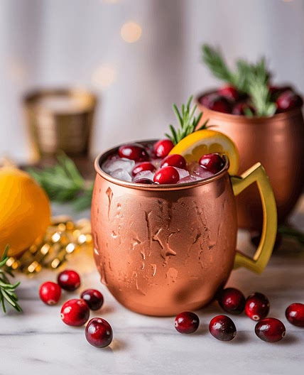 Cranberry Orange Winter Mule