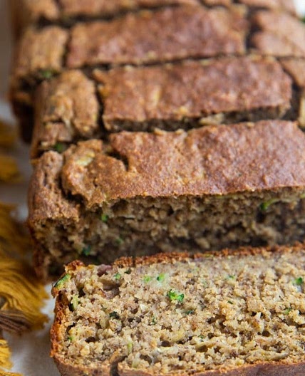 Healthy Oatmeal Zucchini Banana Bread