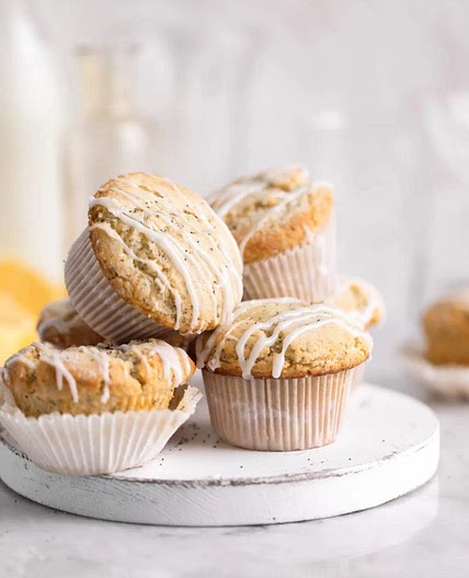 Lemon poppy seed muffins 