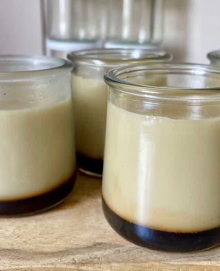 Purin vegan (Japanese custard pudding)