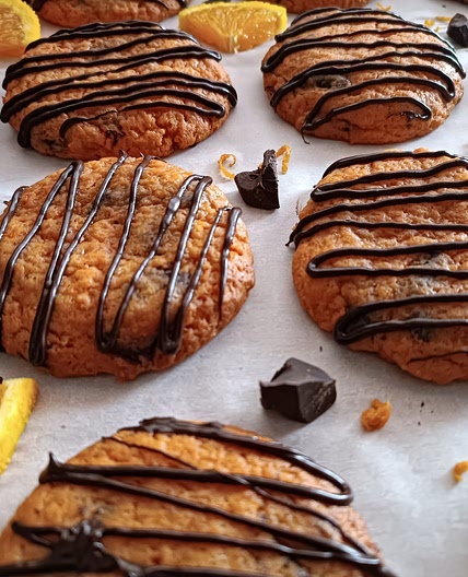Chocolate orange cookies