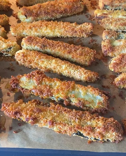 Frites de courgettes