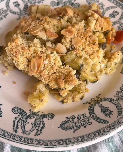 Crumble salé