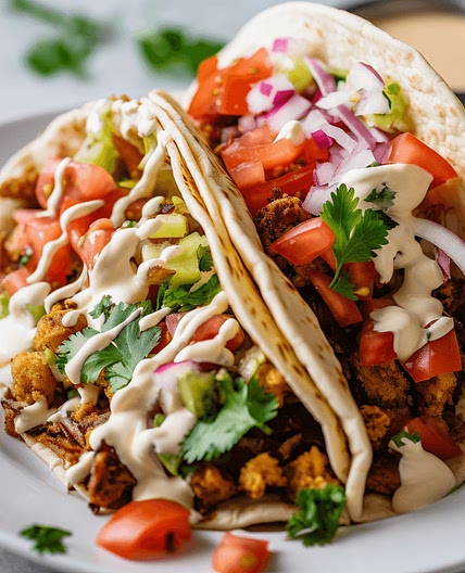 Cauliflower Shawarma Tacos